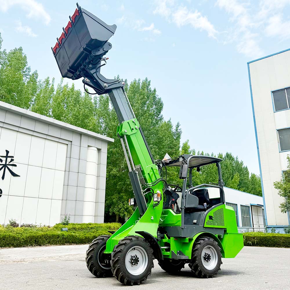 Chargeur frontal électrique pour tracteur de jardin