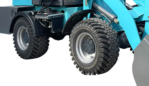 Chargeuse sur pneus robuste