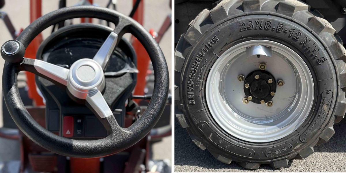 Mini chargeuse sur pneus électrique Mini chargeuse sur pneus électrique