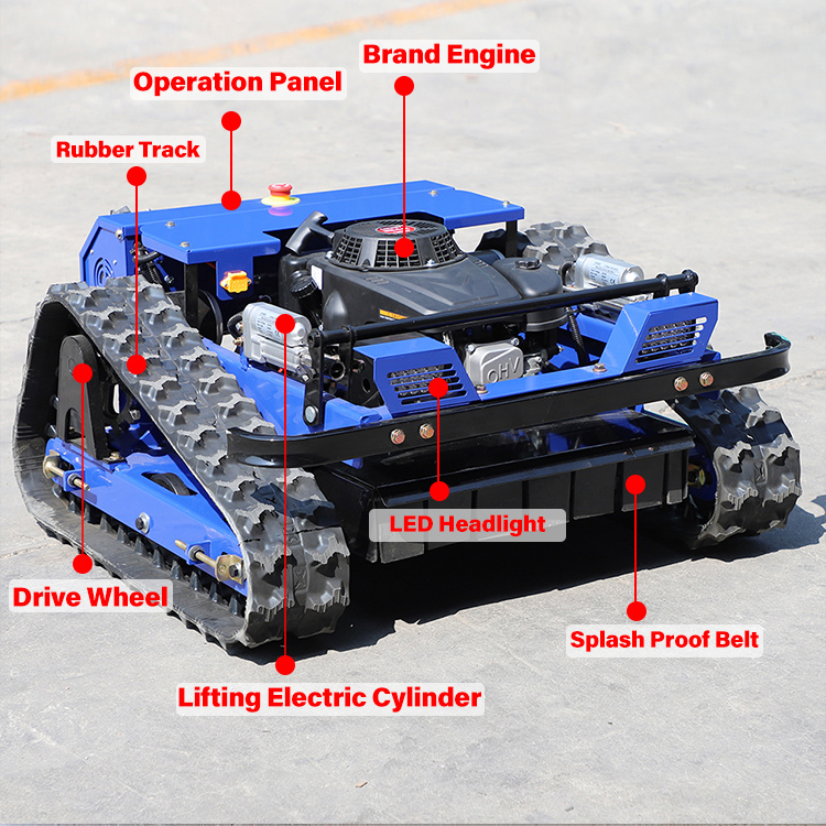 Tondeuse à pente télécommandée Tondeuse à pente télécommandée