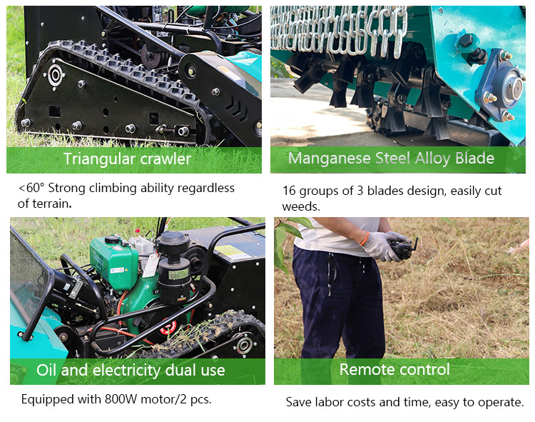 Les tondeuses télécommandées sont populaires et révolutionnent l'entretien des pelouses