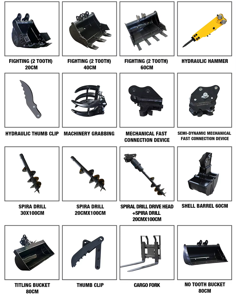 Excavatrice de 1,5 tonne