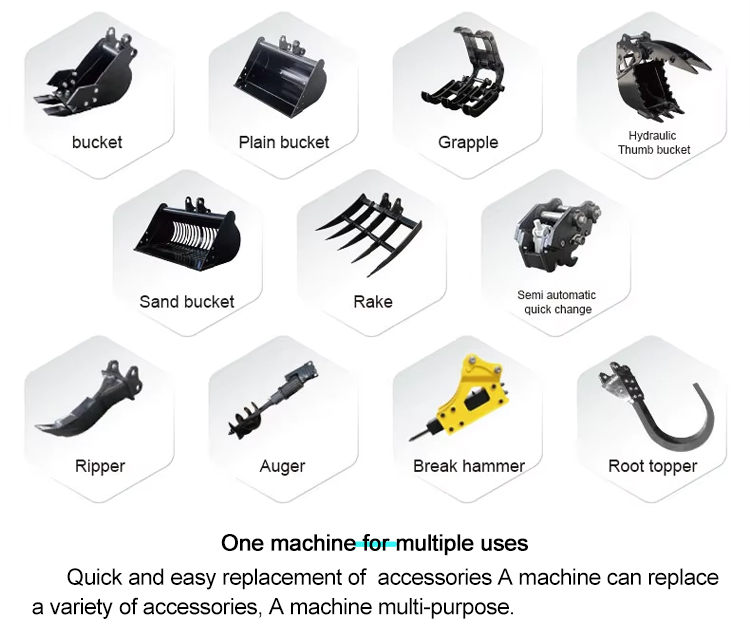 Excavatrice de 1,8 tonne Excavatrice de 1,8 tonne