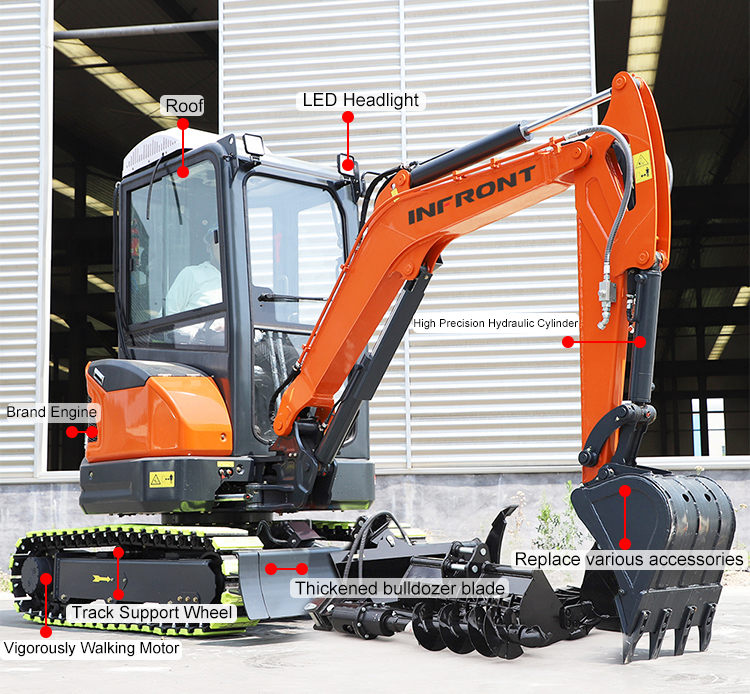 Excavatrice de 3 tonnes