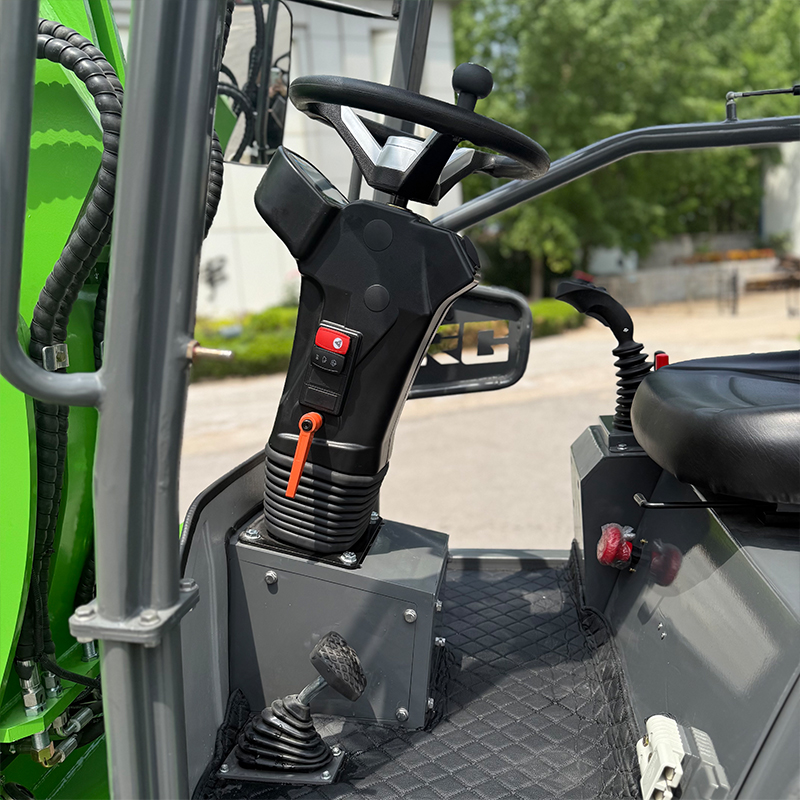 Chargeur frontal électrique pour tracteur de jardin