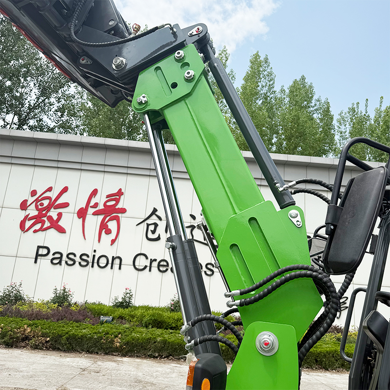 Chargeur frontal électrique pour tracteur de jardin