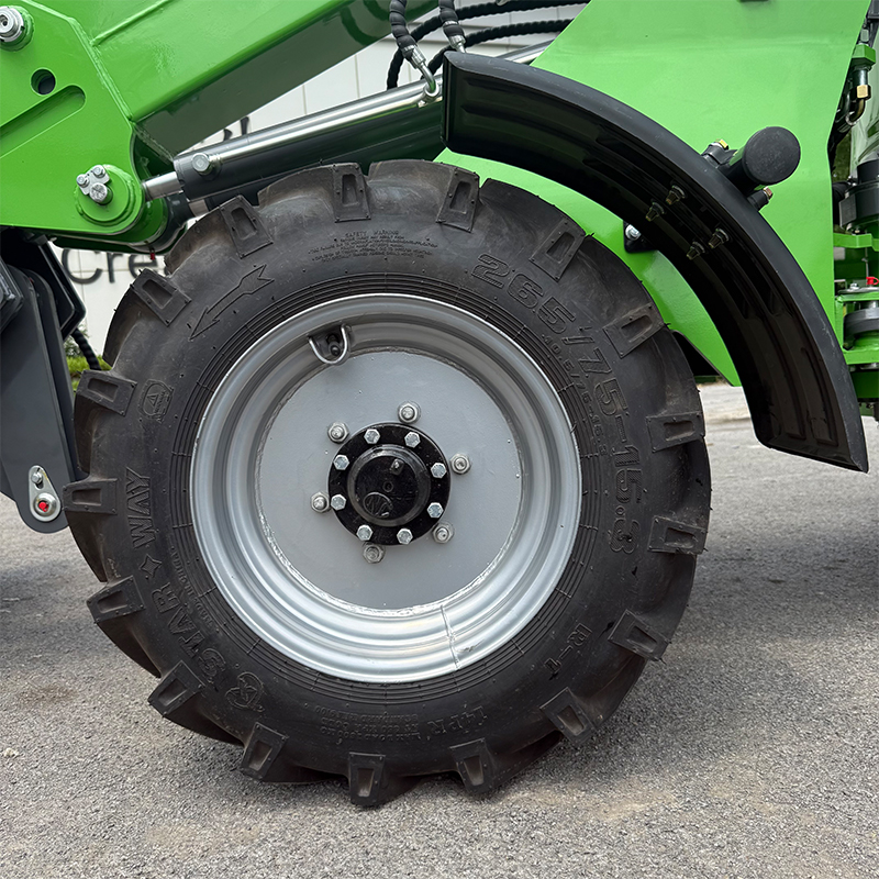 Chargeur frontal électrique pour tracteur de jardin